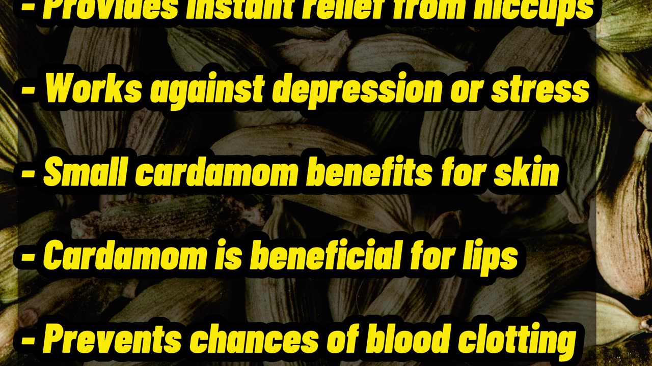 Benefits of Cardamom