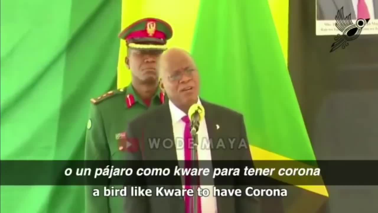 Ex Presidente de Tanzania prueba PCR en Papaya