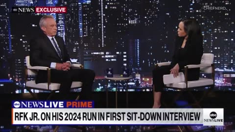 The ABC News Censors RFK Jr, live.