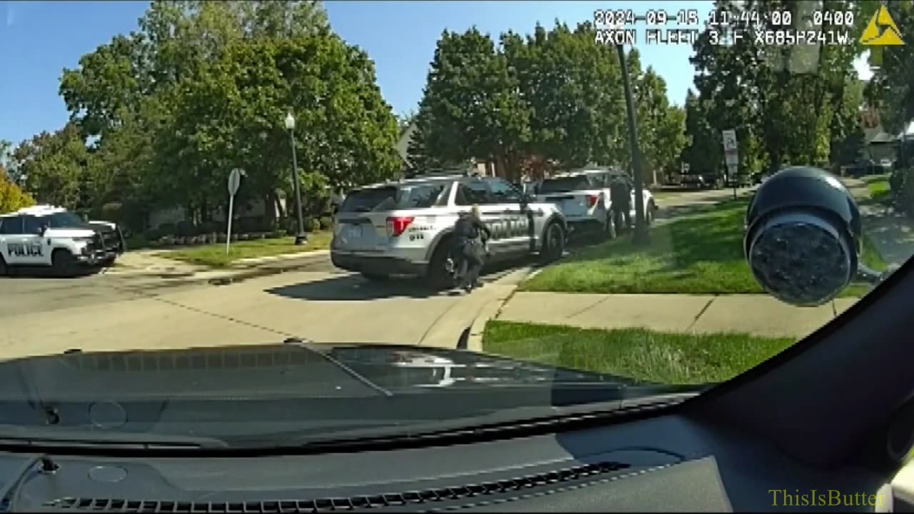 Bodycam of standoff at a home where a man shot at police and hit multiple homes in Farmington Hills