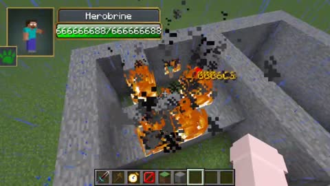 Herobrine vs Error422 all Сreepypasta mobs in minecraft part 75