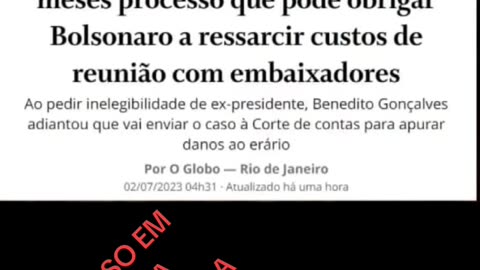 A PERSEGUIÇÃO A BOLSONARO