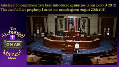 Articles of impeachment introduced against Joe Biden, fulfills my prophecy of August 20th 2021.
