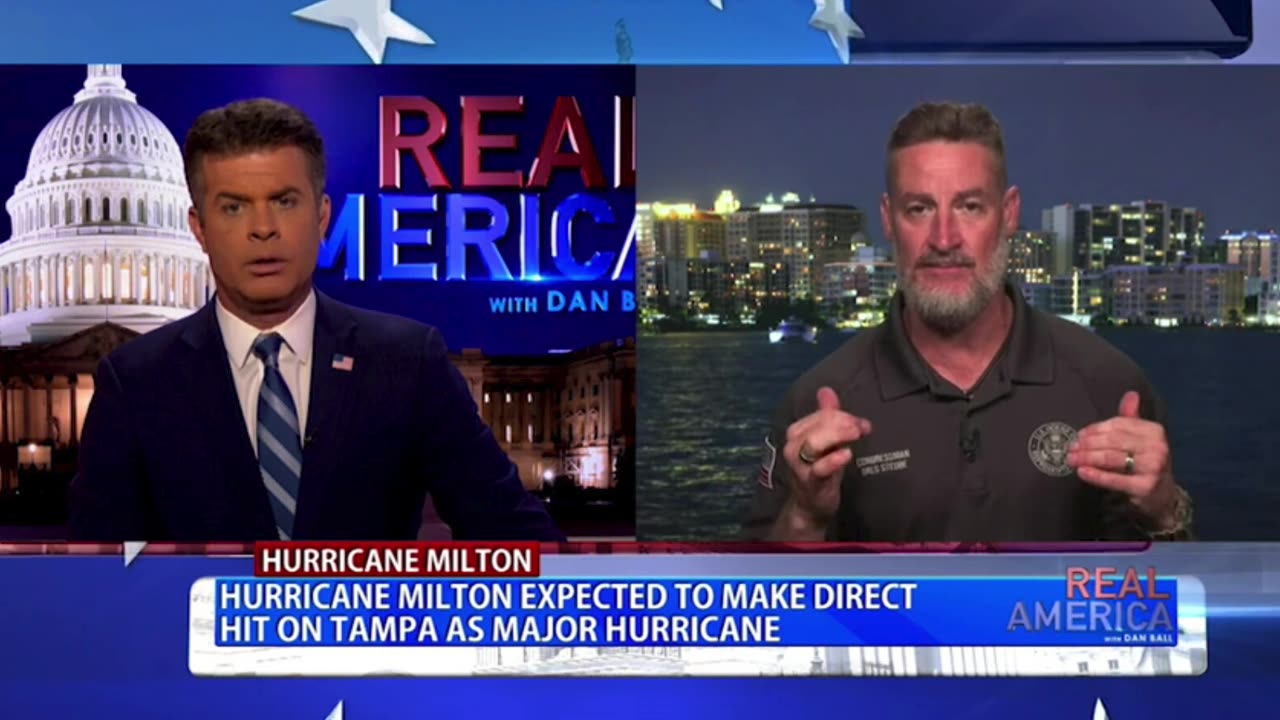 Joining Real America with Dan Ball to Discuss Kamala Harris's Attempt to Politicize Hurricane Milton