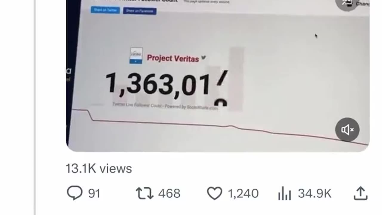 Project Veritas is loosing tons of followers since they screwed James.