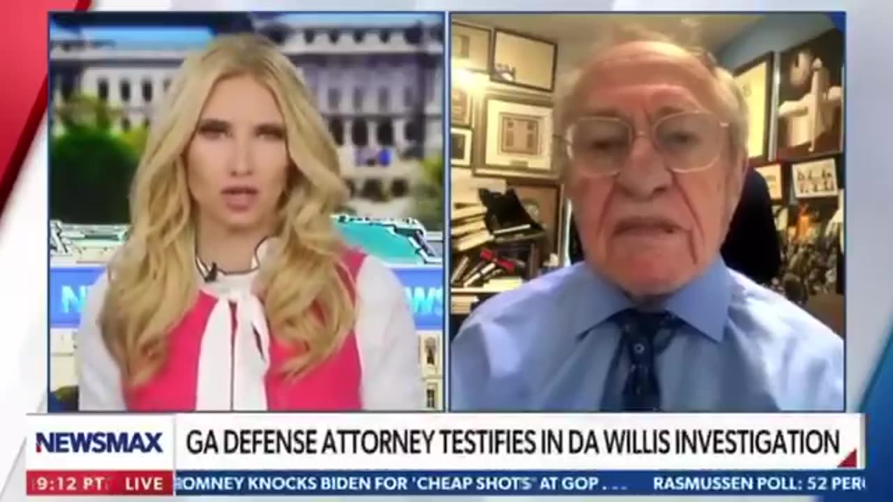 Alan Dershowitz stated the evidence is overwhelming to criminally prosecute Fani Willis