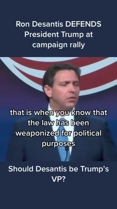 Should Desantis be Trump vice president.