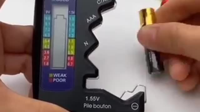 Battery tester checker