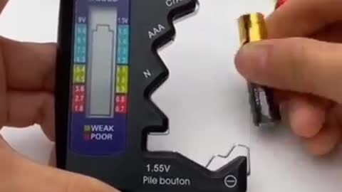 Battery tester checker