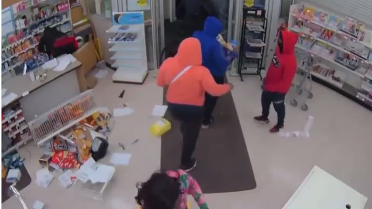 Rite Aid looted in Philly. Remember, they just want bread to feed their families.