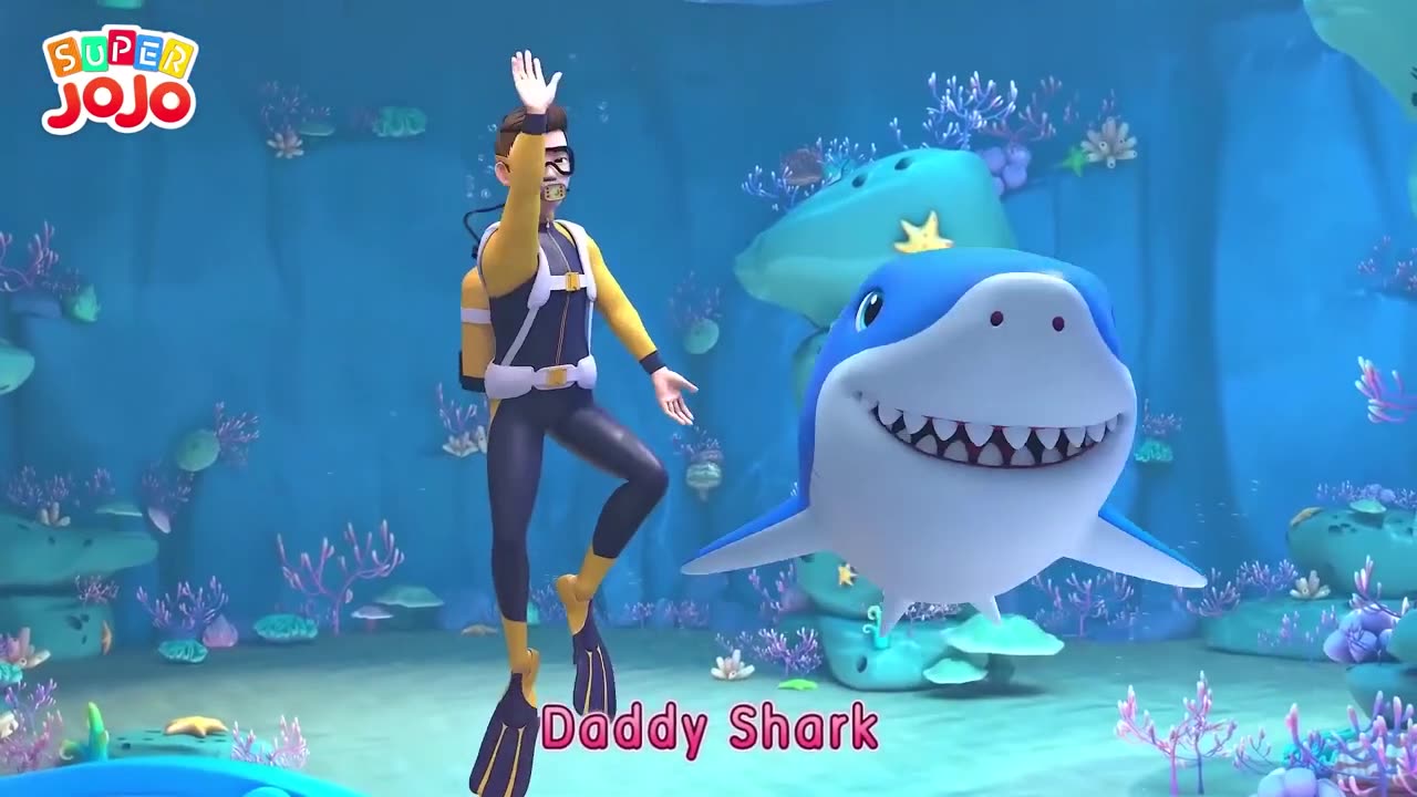 Baby Shark Dance Song More Nursery Rhymes & Kids Songs - Super JoJo and Family