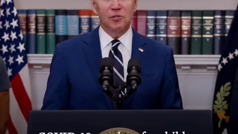 Biden bragging about giving 6 month old babies the 'safe and effective' Covid jab.'..
