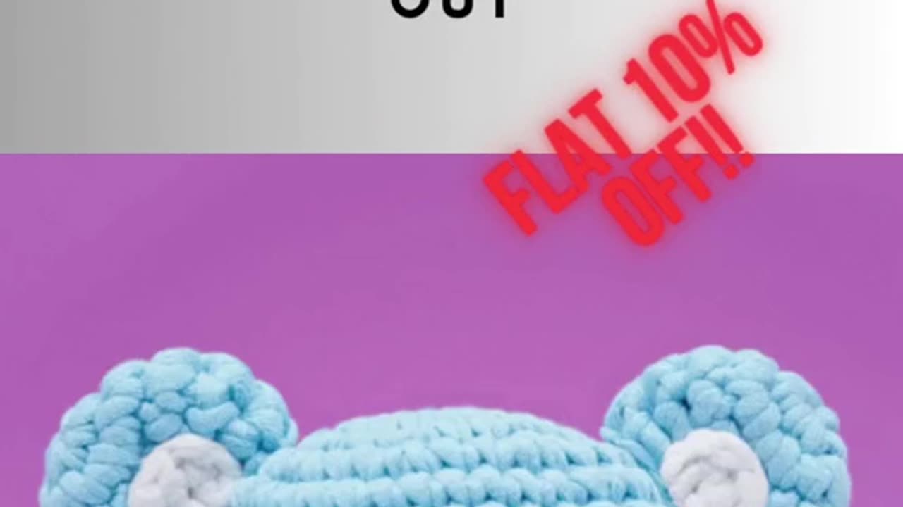 THE ONLY CROCHET KIT FOR COMPLETE BEGINNERS 4.9 ⭐ 200 Reviews 500 + Sold