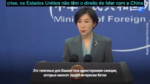 A China não tem intenção de tolerar ameaças dos EUA sobre alegações de apoio militar à Rússia .