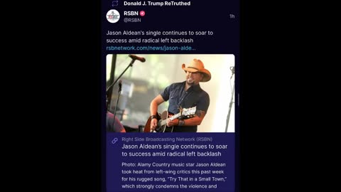 Jason Aldean's song continues to soar