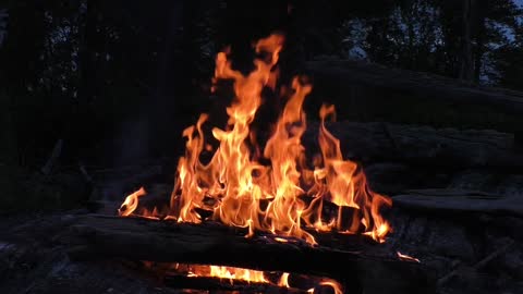 3 Hours of Relaxing Campfire by Nature, Stress Relief, Meditation & Deep Sleep