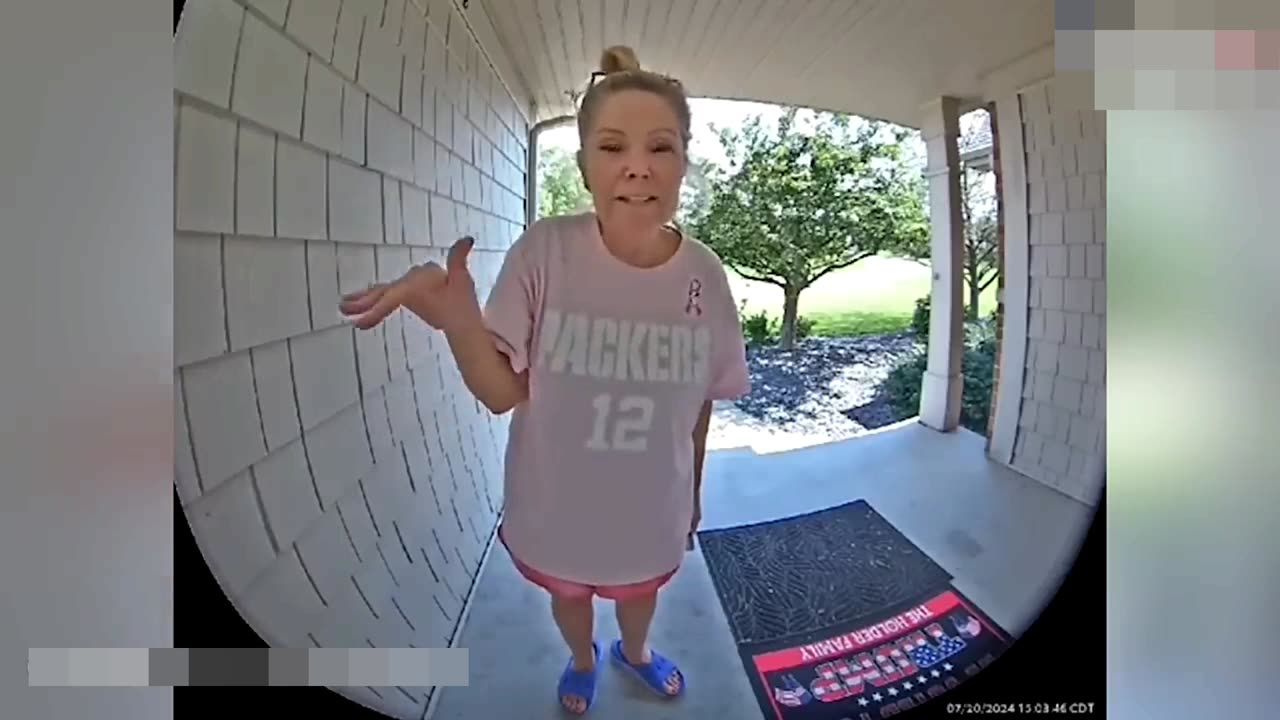 Karen is upset,,, Again, Over This Guy's Trump Sign In His Yard