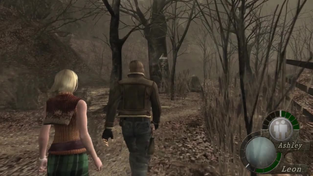 Leon Found Ashley in The First Village House - Resident Evil 4 Alternate Ending