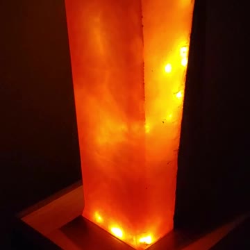 Lighted epoxy tower