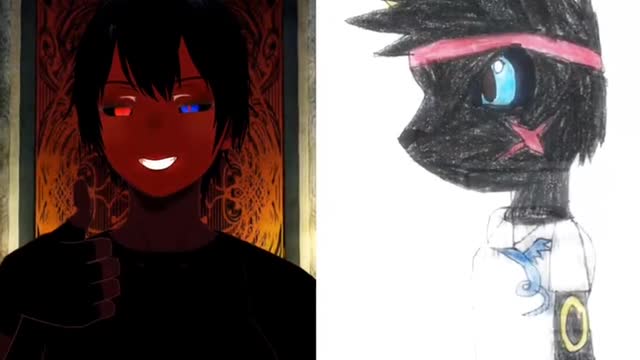 Dark vtuber to pokemon