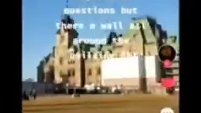 Barrier going up around Parliament House in Canada same as White House