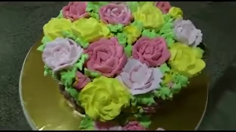 Classic Indian Dish: Flower Basket Cake (Baking & Decorating) (Watch & Prepare)