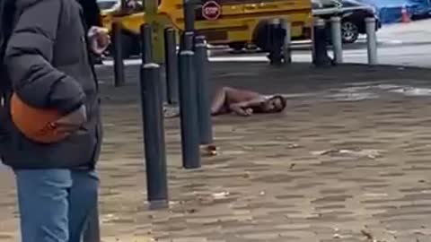 What's up with black men hanging in New York these days?