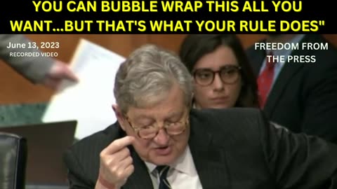 Senator Kennedy DEMOLISHES Woke Banking Requirements