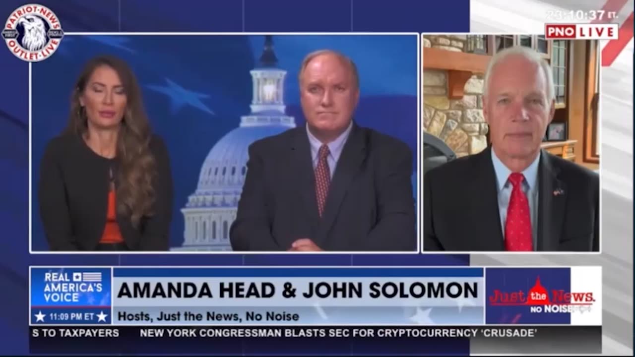 Senator Ron Johnson on Just the News No Noise 7.25.23