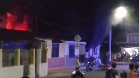 Incendio en Girón