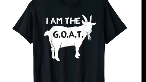 THE G.O.A.T T-shirt Bad Idea! Part Two!