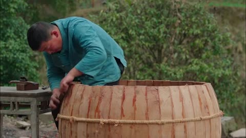 The Animal Skin drum was Handmade by The Guy