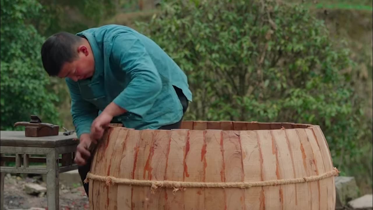 The Animal Skin drum was Handmade by The Guy