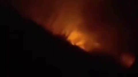 Footage of the fire on the territory of the Kharkov Institute of Physics and Technology