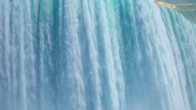 The river flows down 3000 feet, and it is doubted that the Milky Way is falling into the sky