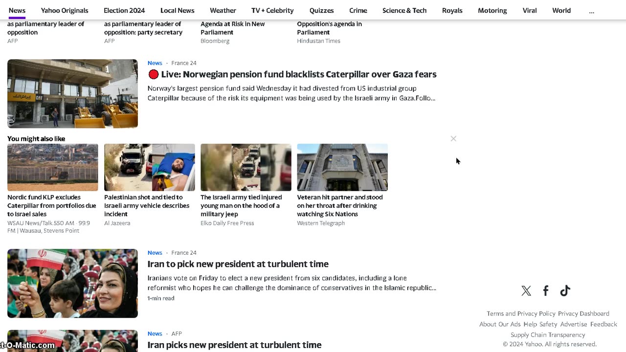 Israel using people as human shields