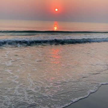 Waterfall full and sunrise enjoyment ke sath