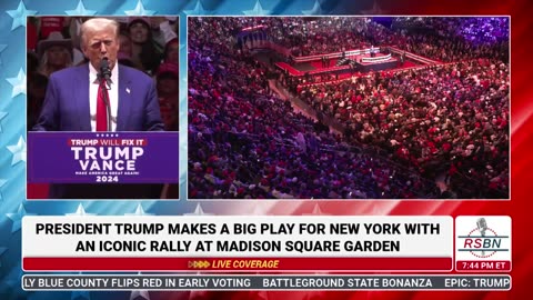 FULL SPEECH: Trump Holds a Rally at the Iconic Madison Square Garden in New York - 10/27/24