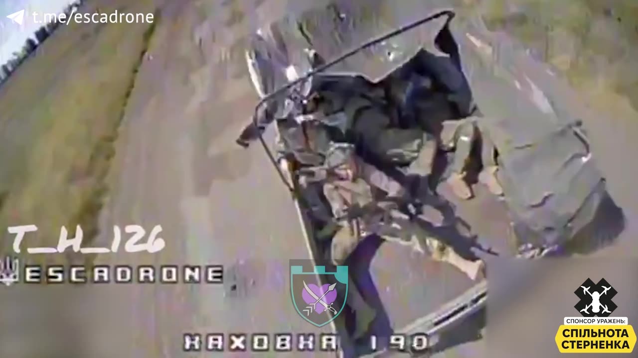 Incredible Footage From Ukrainian Kamikaze Drone Strike Groups