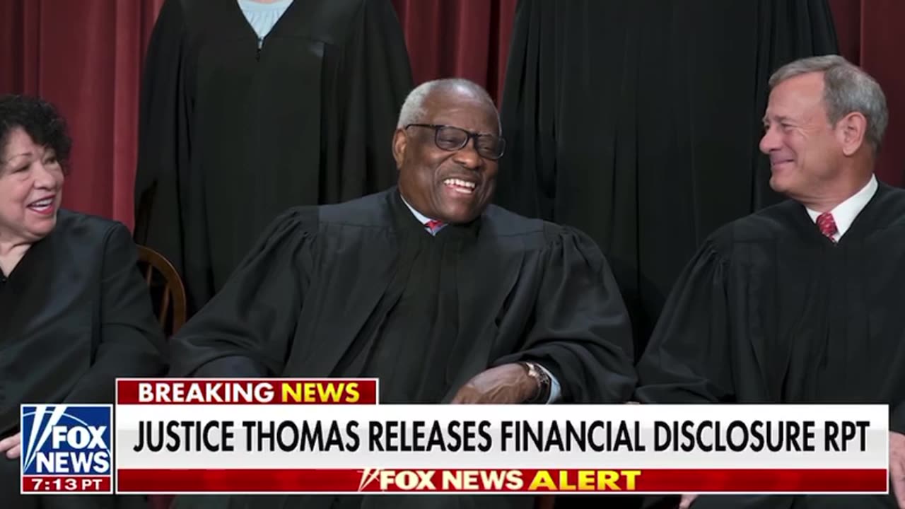 Justice Thomas releases financial disclosure report