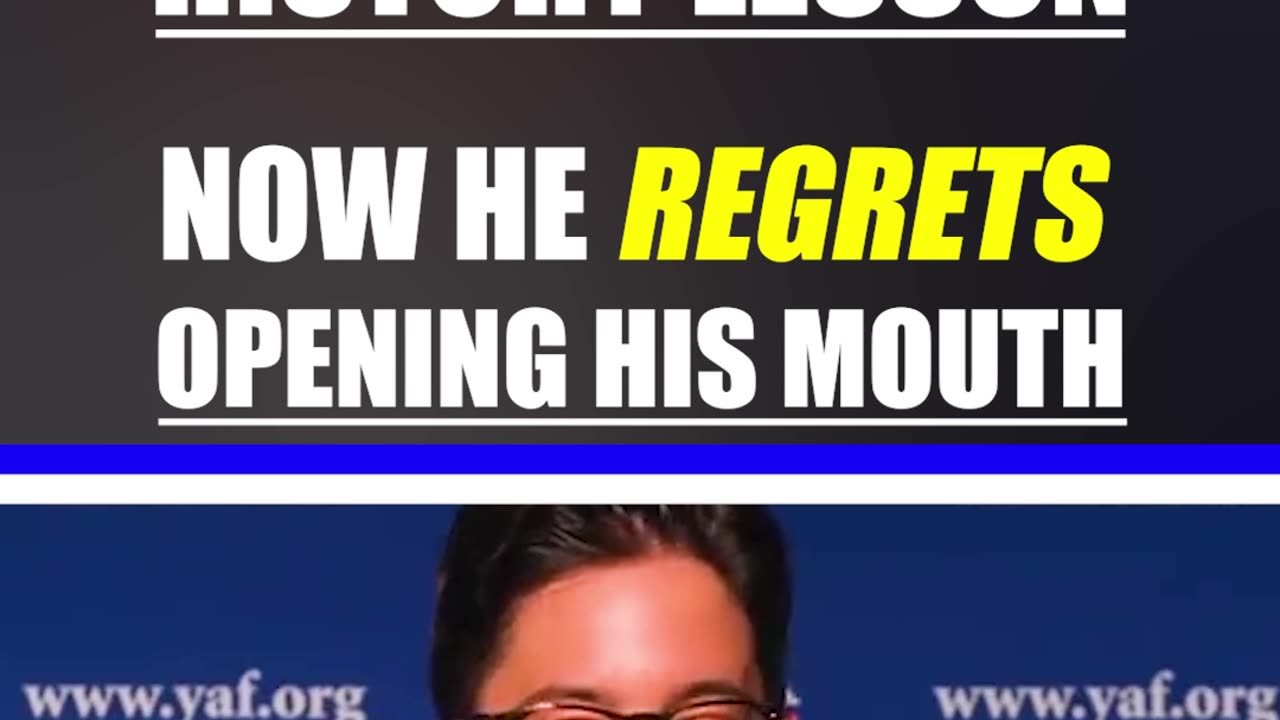 Michael Knowles gives woke brat a brutal history lesson.