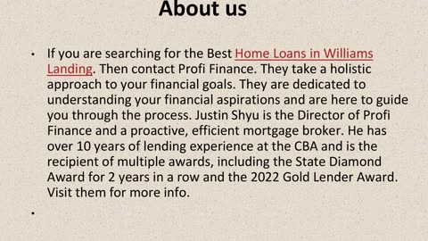 Best Mortgages in Williams Landing.