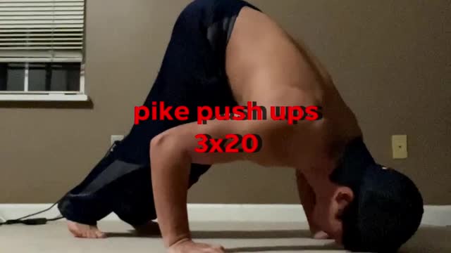 my current push up routine