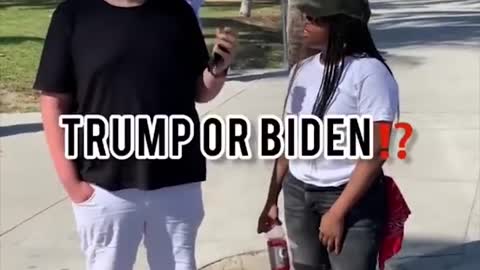 LOL： Biden Voter Offers Stranger $20 to Say N-Word