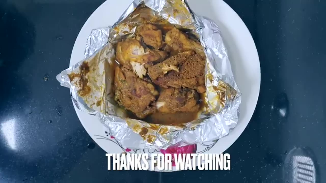 How to cook chicken in foil paper 😱