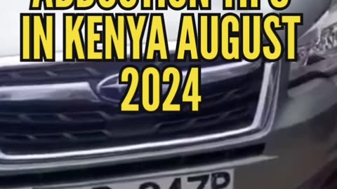 Abduction in Kenya 2024