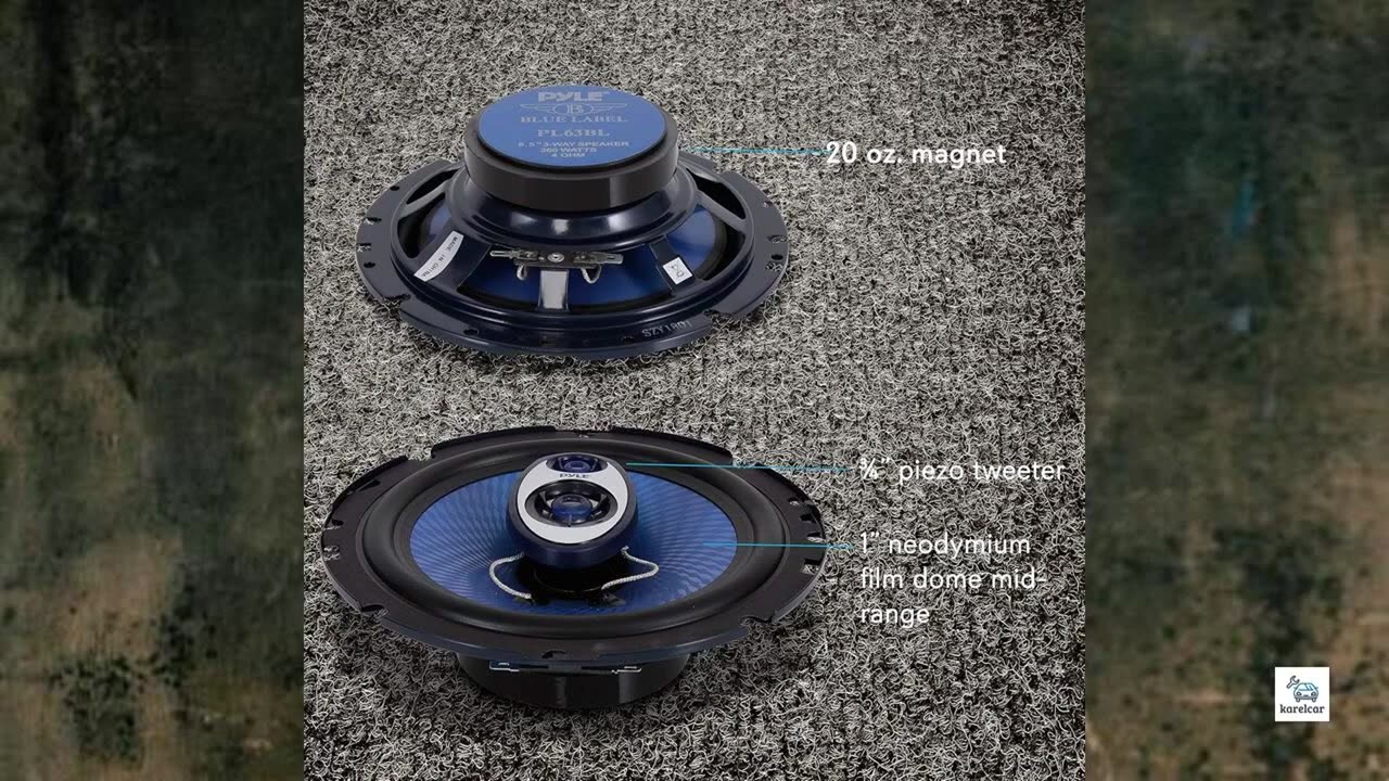 Review - Pyle 6.5" Three-Way Sound Speaker System-180 W RMS/360W