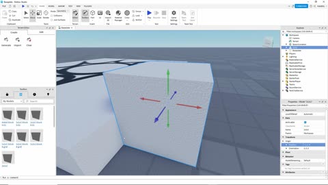 Roblox Grid Setup in Blender