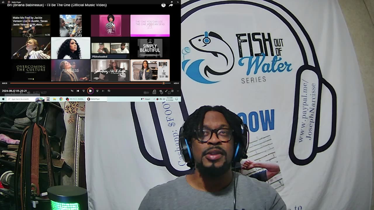 Bri I'll Be The One Reaction