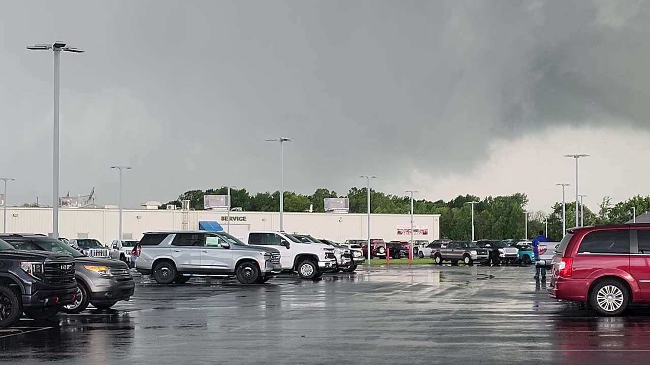 Tornado In Mount Vernon, Indiana